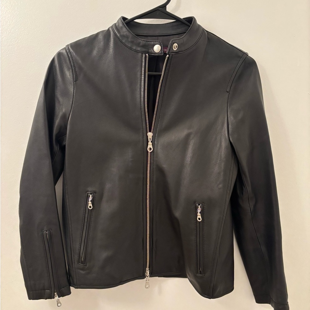 Classic Black Leather Jacket
